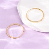 925 Sterling Silver Huggie Hoop Earrings EJEW-C179-05B-G-1
