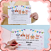 Paper Animal Adoption Card AJEW-WH0485-14-3