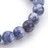 Natural Picasso/Sodalite/Dragon Veins Agate/Zebra Jasper Stretch Bracelets Sets BJEW-MSMC002-33-3