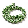 Handmade Printed Porcelain Beads X1-PORC-F005-02E-5