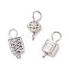 3Pcs 3 Styles Tibetan Style Alloy Links Connector Charms PALLOY-JF04435-1