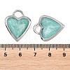 Natural Amazonite Faceted Pendants G-Z154-01P-03-3