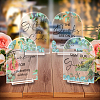 Acrylic Sign Table Number Holder AJEW-WH0511-003-4