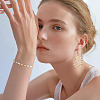 50Pcs 5 Styles Brass Spacer Beads KK-TA0009-12-8