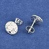 304 Stainless Steel Stud Earring Findings STAS-M228-U01-06S-01-2