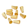 Brass Bead Caps KK-E362-G-3