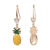 Alloy Enamel Dangle Earrings EJEW-JE03500-03-2