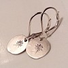 Alloy Leverback Earrings WGDE6E3-01-2