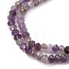 Faceted Natural Amethyst Beads Strands G-RM241221-N2-4