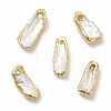 Baroque Natural Keshi Pearl Pendants PEAR-P004-20KCG-1