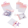 24Pcs 3 Styles Transparent EVA Resealable Bags with Rings ABAG-TA0002-26-2