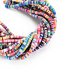 Handmade Polymer Clay Bead Strands CLAY-N011-53-2