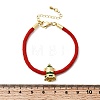 Christmas Nylon Cord Bracelets BJEW-L715-02G-02-5