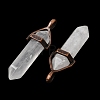 Natural Quartz Crystal Pendants G-H360-01R-08-2