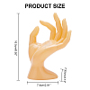 Plastic Mannequin Hand Jewelry Display Holder Stands ODIS-WH0025-107-2