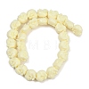 Synthetic Coral Carved Beads Strands CORA-R050-03-2