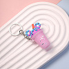 Milk Tea PVC Bag Keychain PW-WG2786B-02-1