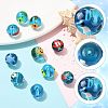 10Pcs 10 Styles Ocean Theme Handmade Glass Enamel Beads LAMP-FS0001-81-2