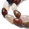 Natural & Synthetic Mixed Gemstone Beads Strands G-B106-A30-02-4