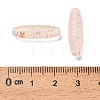 Frosted Glass Beads FGLA-L001-001E-3