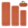3Pcs 3 Styles Rectangle Imitation Leather Bag Bottoms FIND-PH0038-25-1