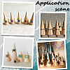 10Pcs Natural Wood Ring Displays RDIS-SC0001-06-6