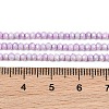 Electroplate Rondelle Glass Beads Strands GL-T021-2x2.5mm-17-21-4