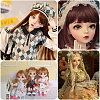 Globleland 8Pcs 8 Colors PP Doll Wig Hair AJEW-GL0002-34B-5