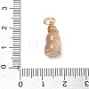 Spray Painted Brass Pendants KK-CBAE20A-01L-G-3