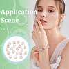 20Pcs Natural Rose Quartz Gemstone European Beads G-NB0005-89D-6