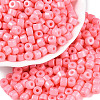 Opaque Baking Paint Glass Seed Beads SEED-T008-02H-1