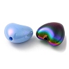UV Plating Opaque Acrylic Beads X-SACR-L005-02-3