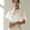 Polyester Gauze Bridal Shawl AJEW-ME0002-74A-5