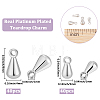 80Pcs 2 Styles Brass Charms KK-BBC0026-17P-2