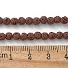 Synthetic Lava Rock Dyed Beads Strands G-H311-08D-06-2