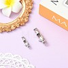 2Pcs 2 Styles Stainless Steel Lobster Claw Clasps STAS-CJ0003-62-5