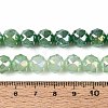 Anti-Tarnish Electroplate Glass Beads Strands GLAA-N064-10mm-05-4