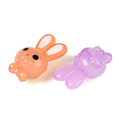 Imitation Jelly Effect Acrylic Beads OACR-N126-05-1