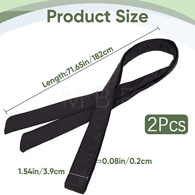 2Pcs Cloth Wrap Around Waist Band AJEW-GF0014-52-1