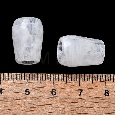 Two Tone Acrylic Beads OACR-S042-03A-1