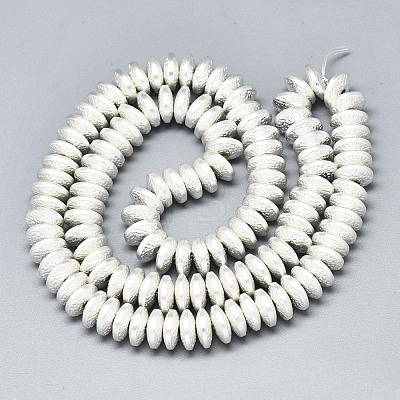 Electroplate Non-magnetic Synthetic Hematite Beads Strands G-S372-001-02S-1