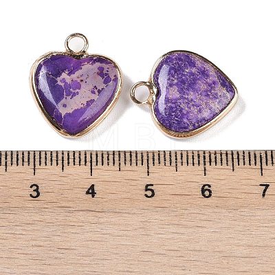 Dyed Synthetic Imperial Jasper Pendants G-P529-08G-04-1