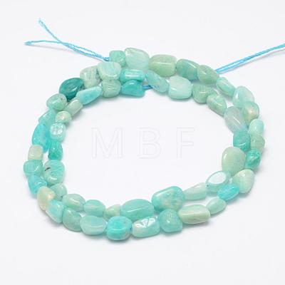 Natural Amazonite Beads Strands G-F521-25-1