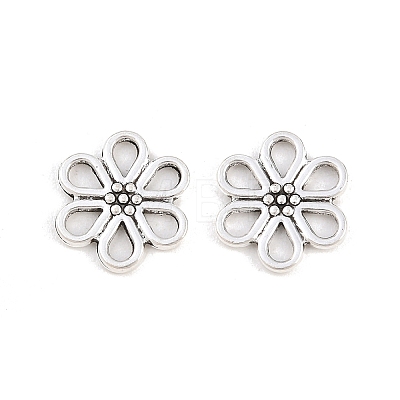 Tibetan Style Alloy Flower Charms PALLOY-A024-21AS-1