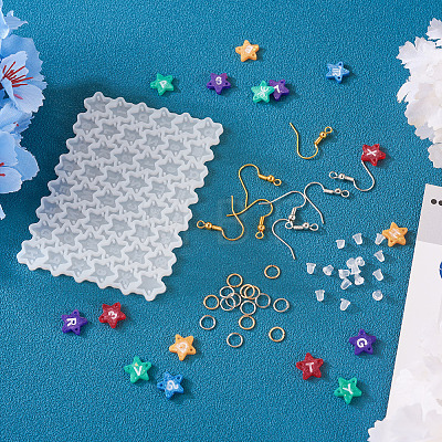 DIY Earring Making Kits DIY-TA0004-76-1