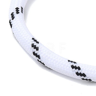 Ployester Core-Wrapped Round Cord Necklace Making KK-CBACFA2-03G-1