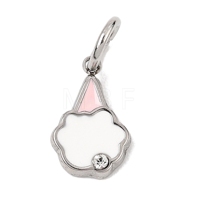 304 Stainless Steel Enamel Pendants SA-CBA5CD0-35P-1