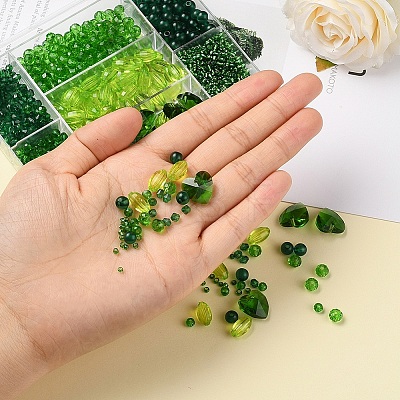 DIY Green Series Jewelry Making Kits DIY-YW0002-94E-1