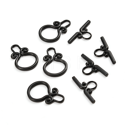 304 Stainless Steel Toggle Clasps X-STAS-D142-03A-B-1