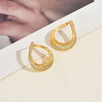Brass Stud Earrings KY1239-1